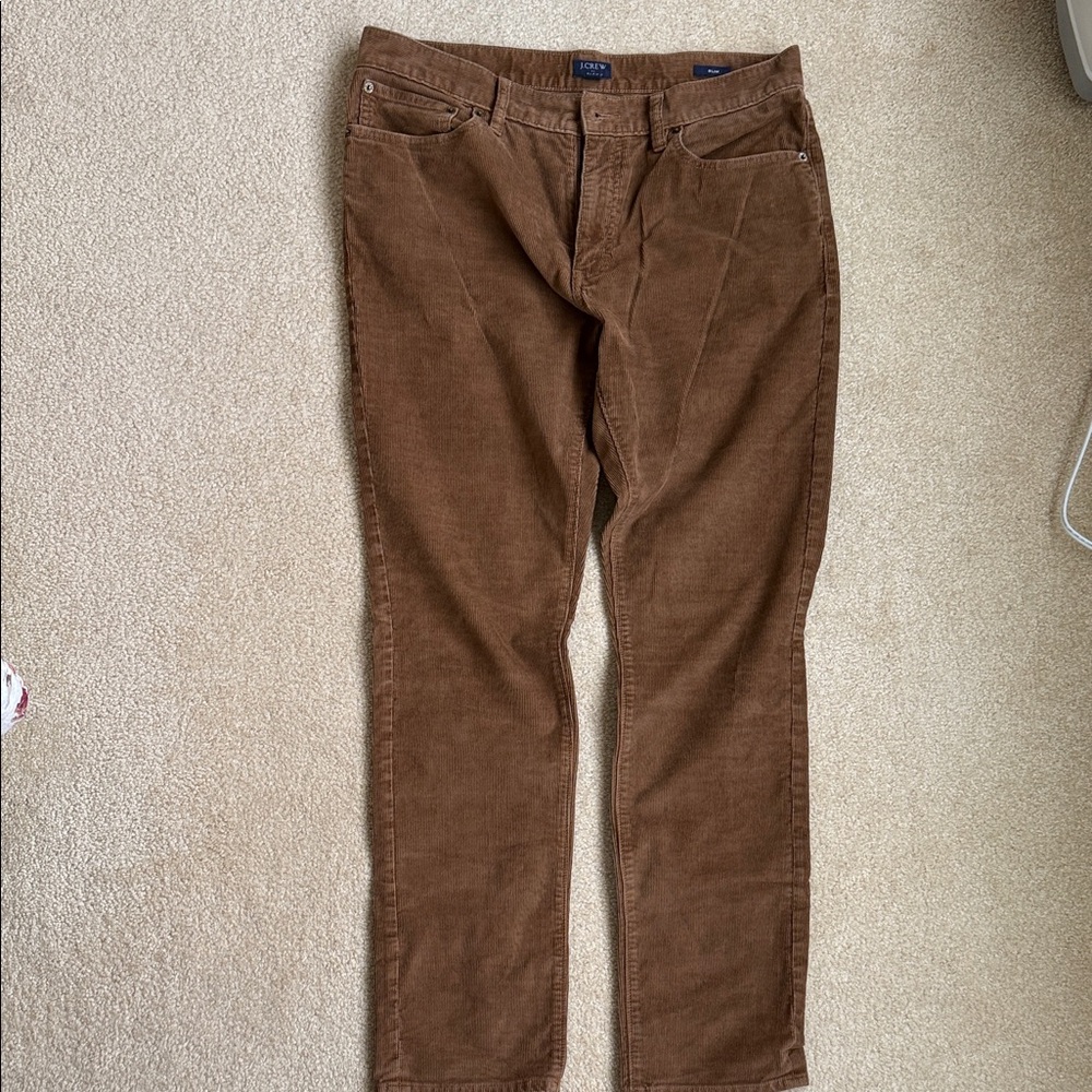 J. Crew Men's Tan Corduroy Pants